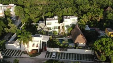 Aerial of Tulum Mexico, 2020