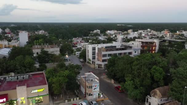 Aerial Tulum Mexico 2020 — Stock video