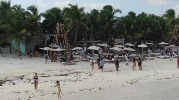 Aerial Tulum Mexico 2020 — Wideo stockowe