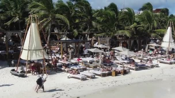 Aerial Tulum Mexico 2020 — Videoclip de stoc