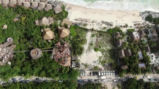 Aerial Tulum Mexico 2020 — Stockvideo