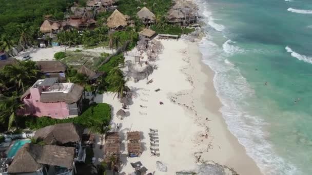 Aerial Tulum Mexico 2020 — Wideo stockowe