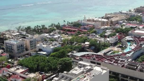 Playa Del Carmen航空公司墨西哥分公司 — 图库视频影像