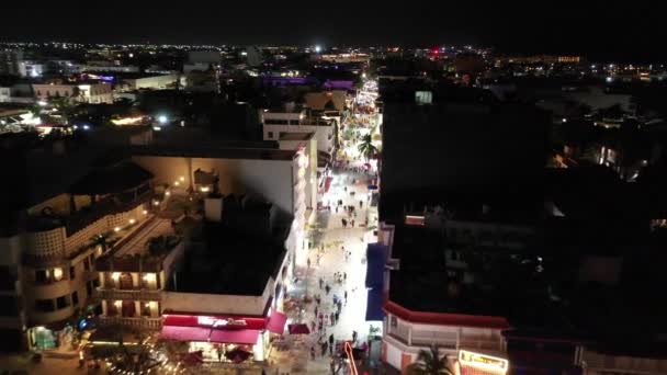 Aerial Dari Playa Del Carmen Mexico — Stok Video