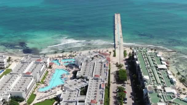 Aerial Playa Del Carmen Mexikó — Stock videók