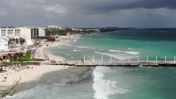 Aerea Playa Del Carmen Messico — Video Stock