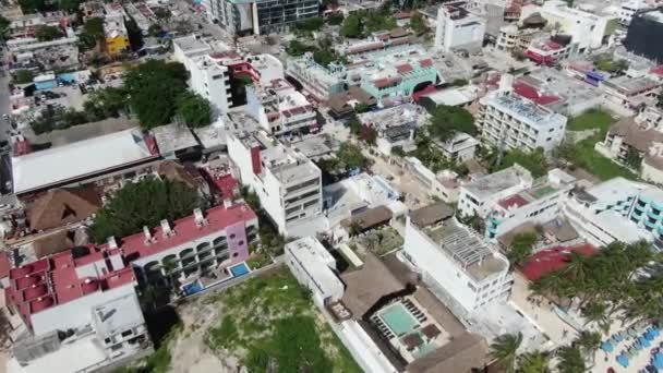 プラヤデルカルメンメキシコの空中 — ストック動画