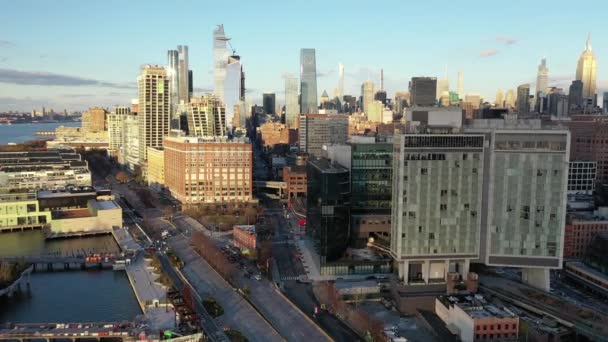 Meatpacking District Aerial Pandemic 2020 — Vídeo de Stock