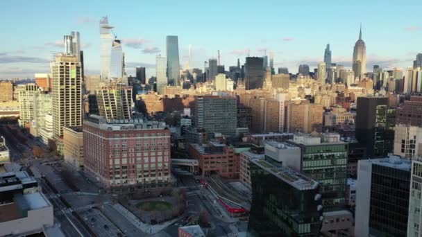 Meatpacking District Aerial Pandemic 2020 — Stock Video