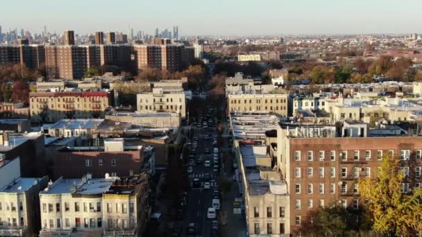 Brooklyn Crown Hights Luchtfoto 2020 — Stockvideo