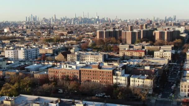 Brooklyn Crown Hights Luchtfoto 2020 — Stockvideo