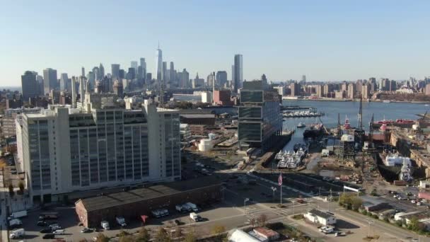 Navy Yard Brooklyn Summer 2020 — Stock video