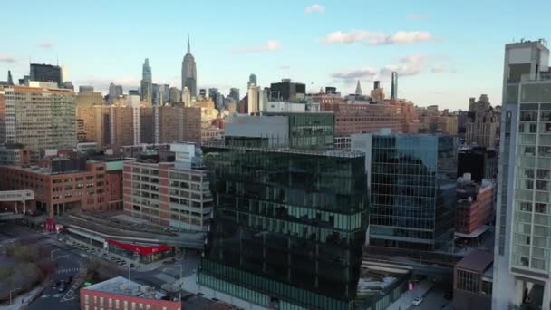 Meatpacking District Aerial Pandemic 2020 — Stock Video