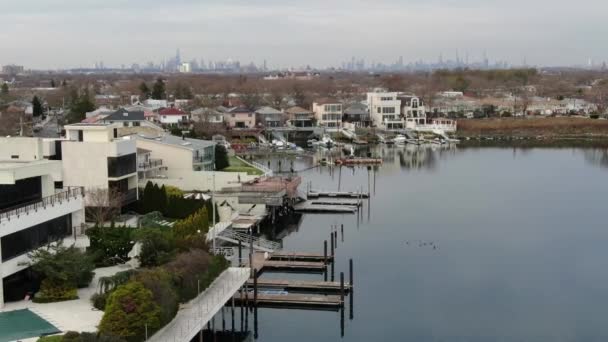 Aérea Mill Basin Brooklyn 2020 — Vídeo de stock