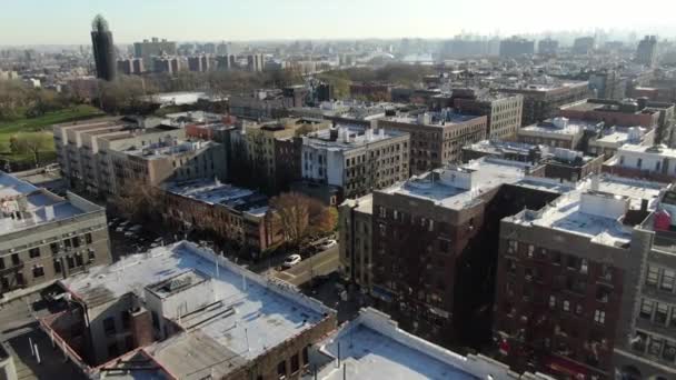 Aerial Harlem New York City — Wideo stockowe