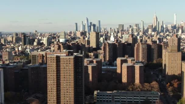 Aerial Lower East Side New York City — Stock video