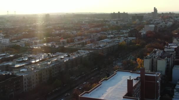 Вид Краун Хайтс Брукліні Нью Йорк — стокове відео