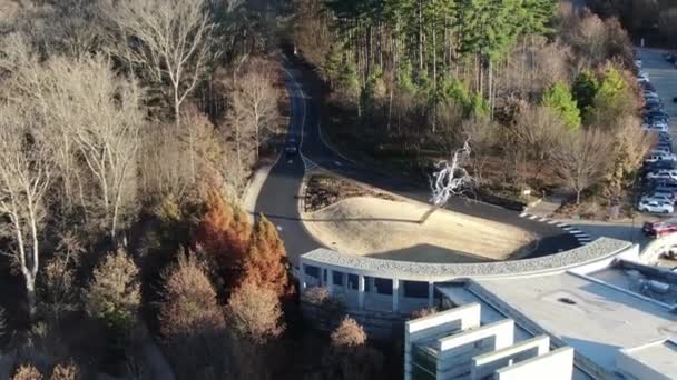 Muzeum Sztuki Kryształowych Mostów Bentonville Arkansas — Wideo stockowe