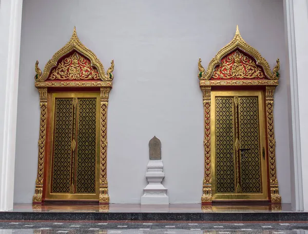 Arte Interior Wat Khao Wang Templo Budista Provincia Ratchaburi Tailandia —  Fotos de Stock