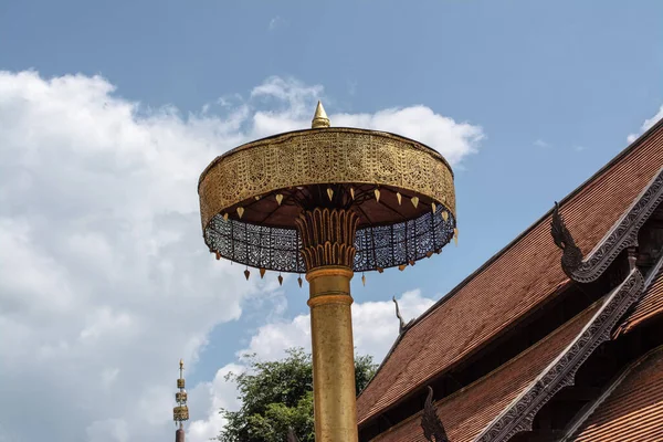 Dentro Wat Phra Que Lampang Luang Templo Budista Estilo Lanna — Fotografia de Stock