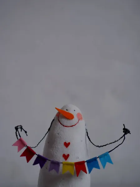 Snowman Christmas Decoration — Stock Photo, Image