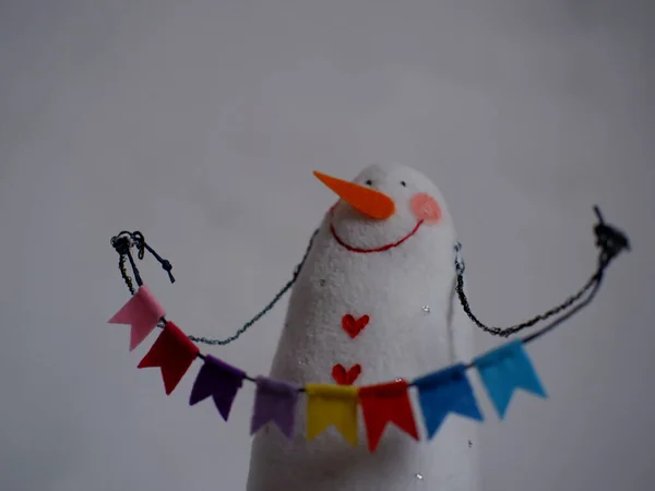 Snowman Christmas Decoration — Stock Photo, Image