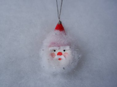 Noel Baba beyaz zemin üzerine