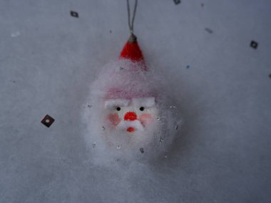 Noel Baba beyaz zemin üzerine