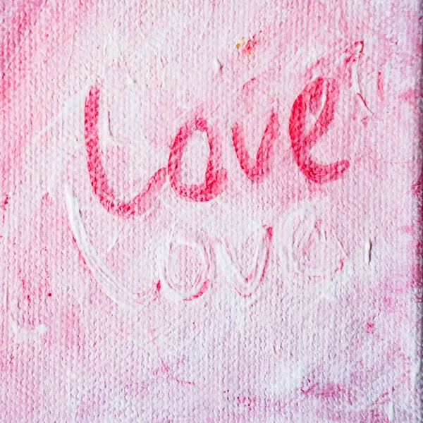 Miłość Słowa Miłości Farby Tła — Zdjęcie stockowe