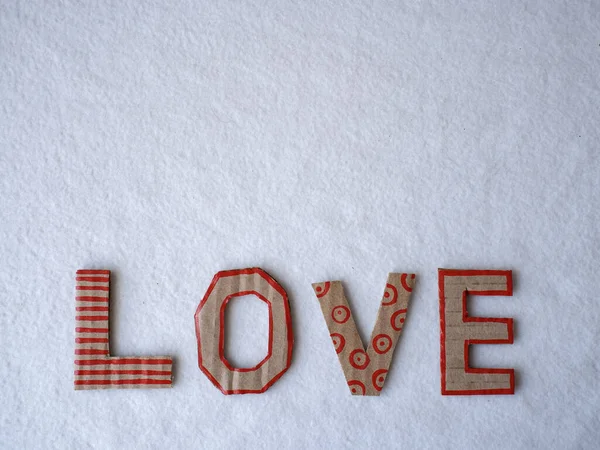 Kocham Cię Słowa Miłości — Zdjęcie stockowe