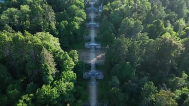 Church on top of a mountain, surrounded by trees