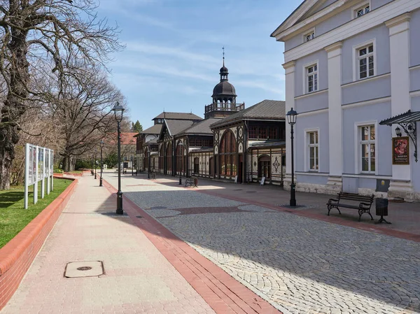 Szczawno Zdroj Polen April 2022 Das Historische Gebäude Der Mineralwasser — Stockfoto