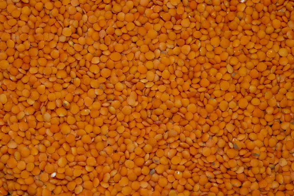 Texture Background Orange Lentils Bright Background Red Lentils — Stock Photo, Image