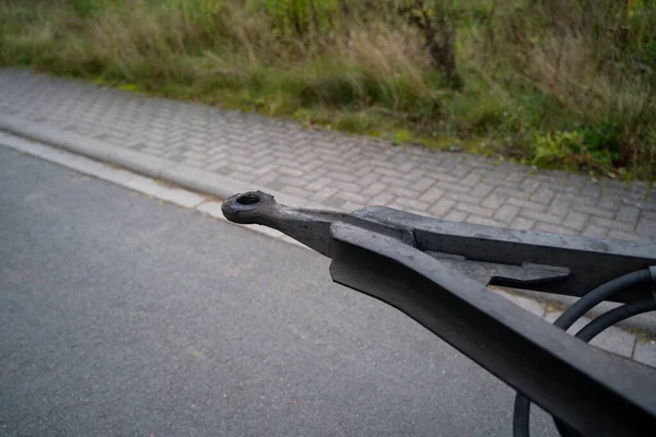 Camion Rimorchio Giradischi Sulla Strada — Foto Stock