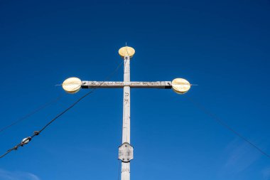 Cross on the rauschberg to commemorate the fallen soldiers of ruhpolding bavaria germany