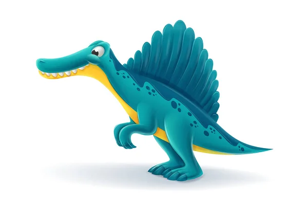 Zabawka Dinozaura Białym Tle Ilustracja Wektora — Wektor stockowy