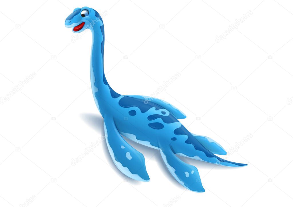 cute dinosaur vector illustration 