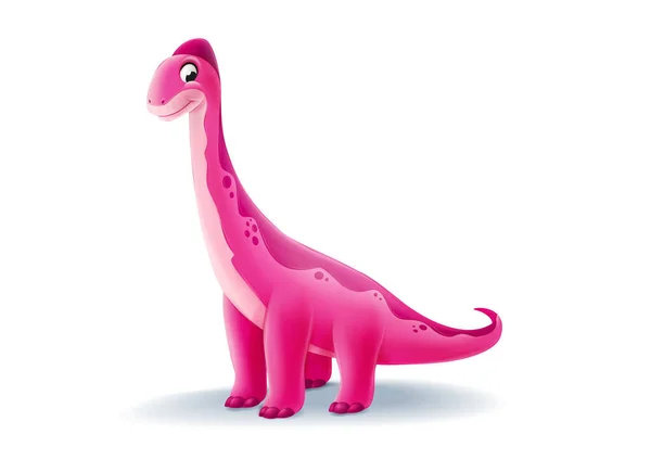 Brachiosaurus Dinosaurie Vektor Illustration — Stock vektor