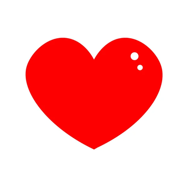 A heart love Valentines day holiday Love red — Image vectorielle