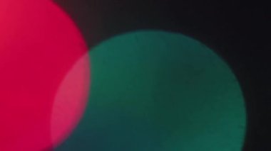 Bulanık Noel. Fantastik renkli ışıklar parlıyor.. 