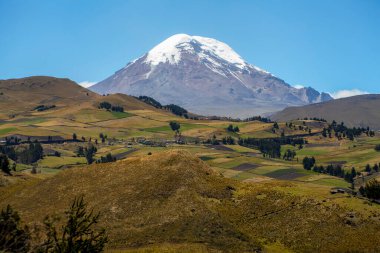 El chimborazo, Ekvador, And Dağları 'nın manzarası.