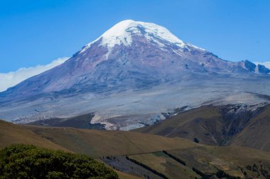 El chimborazo, Ekvador, And Dağları 'nın manzarası.