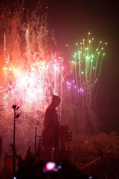 ファラス バレンシアの大きな燃焼像スペイン — ストック写真