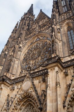 Prag Katedrali 'nin dış cephesi Gotik mimari, Çek Cumhuriyeti