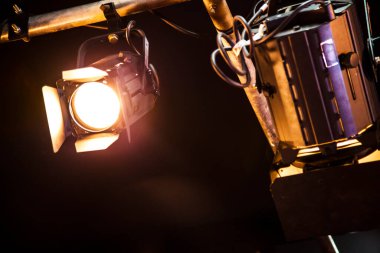 Stüdyo ışıklandırması profesyonel kayıt podcast ışıkları