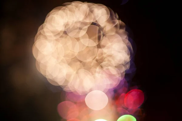 beautiful fireworks bokeh flower circles defocused background textures