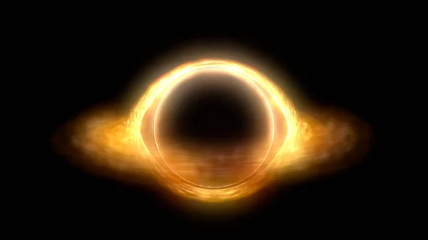 블랙홀 특이점 지평선 우주는 블랙홀 — 스톡 사진