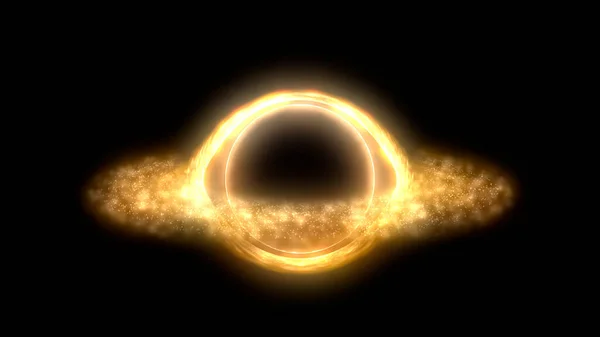 Fekete Lyuk Szingularitás Esemény Horizont Tér Féreglyuk Tér Csillag Csillagközi — Stock Fotó