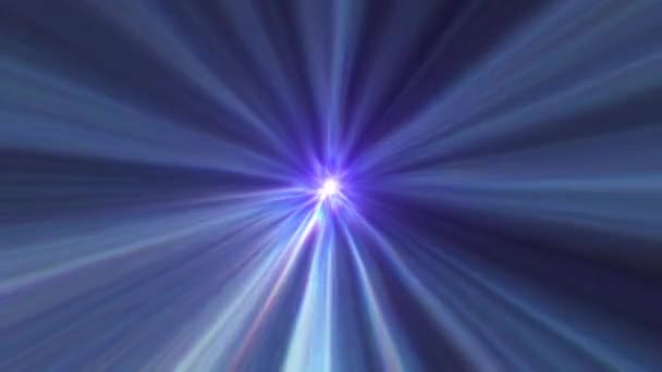 Hyperprostor Červí Díra Světelné Rychlosti Kosmické Mezihvězdné Cestování Tunel Prostor — Stock video