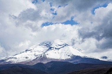 El chimborazo, Ekvador, And Dağları 'nın manzarası.